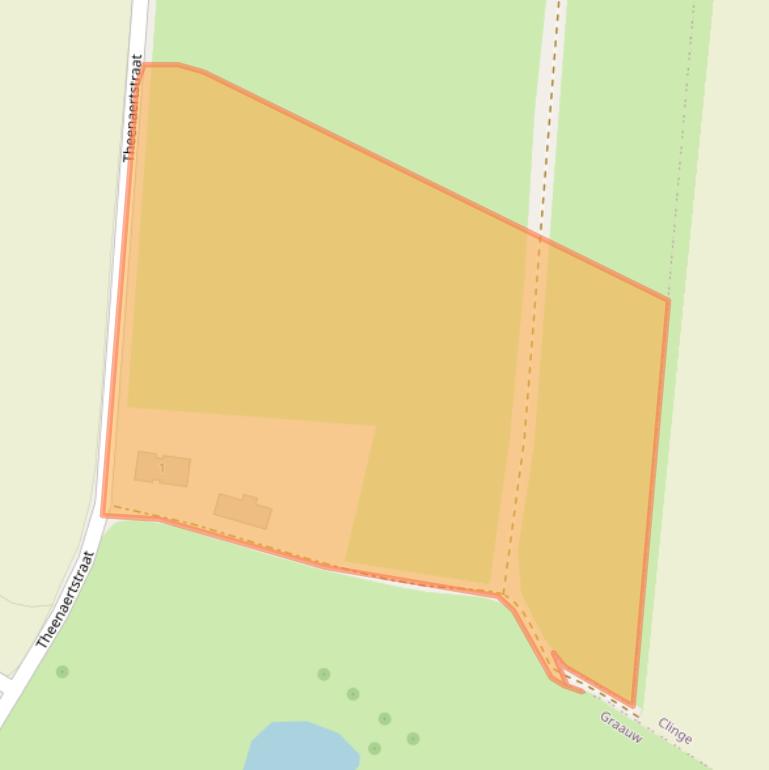 Kaart van postcodegebied 4569RX.