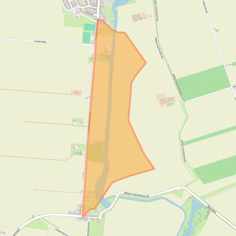 Kaart van postcodegebied 4569TC.