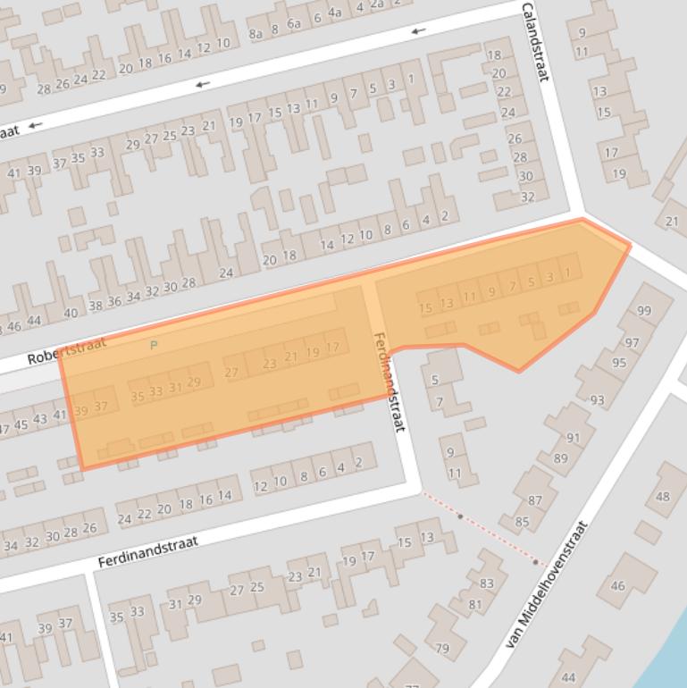 Kaart van postcodegebied 4571AR.