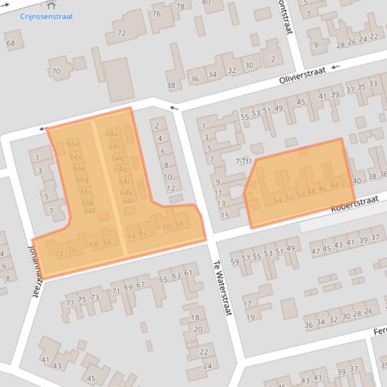 Kaart van postcodegebied 4571AV.