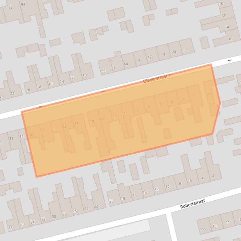 Kaart van postcodegebied 4571AW.