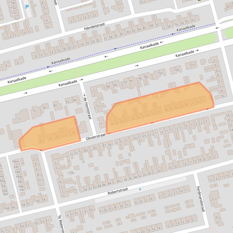 Kaart van postcodegebied 4571AZ.