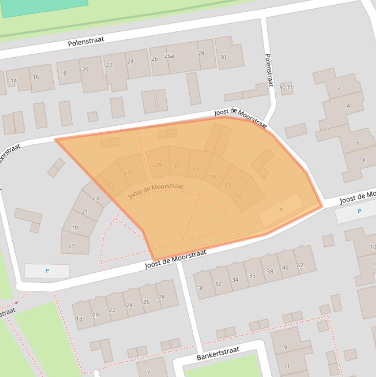 Kaart van postcodegebied 4571BP.