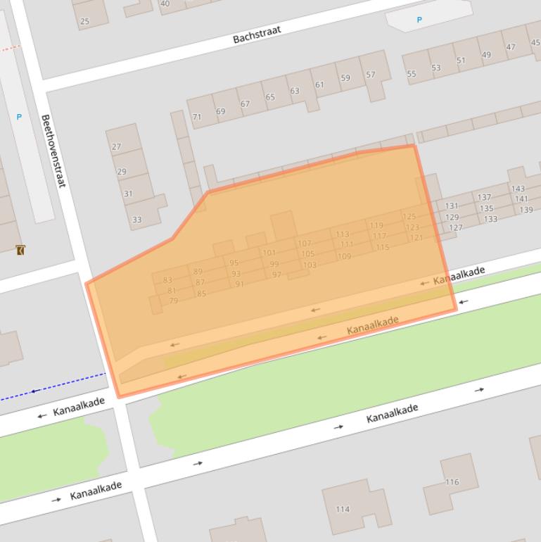 Kaart van postcodegebied 4571CG.