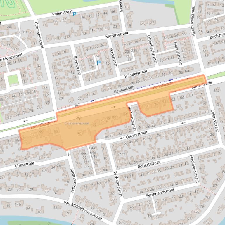 Kaart van postcodegebied 4571CL.