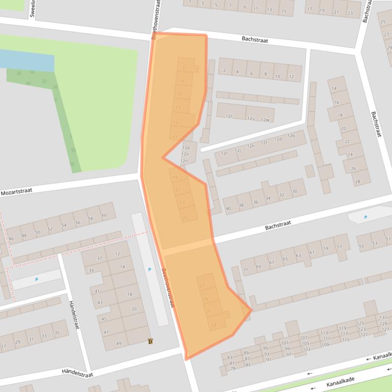 Kaart van postcodegebied 4571CN.