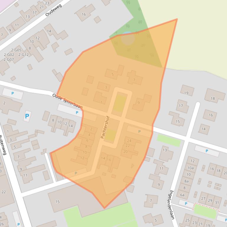 Kaart van postcodegebied 4571DX.