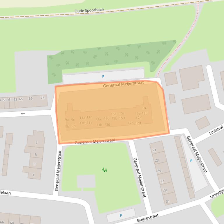 Kaart van postcodegebied 4571EC.