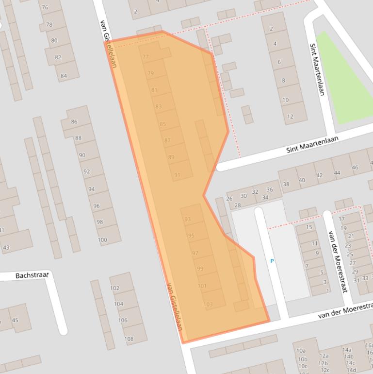 Kaart van postcodegebied 4571EJ.