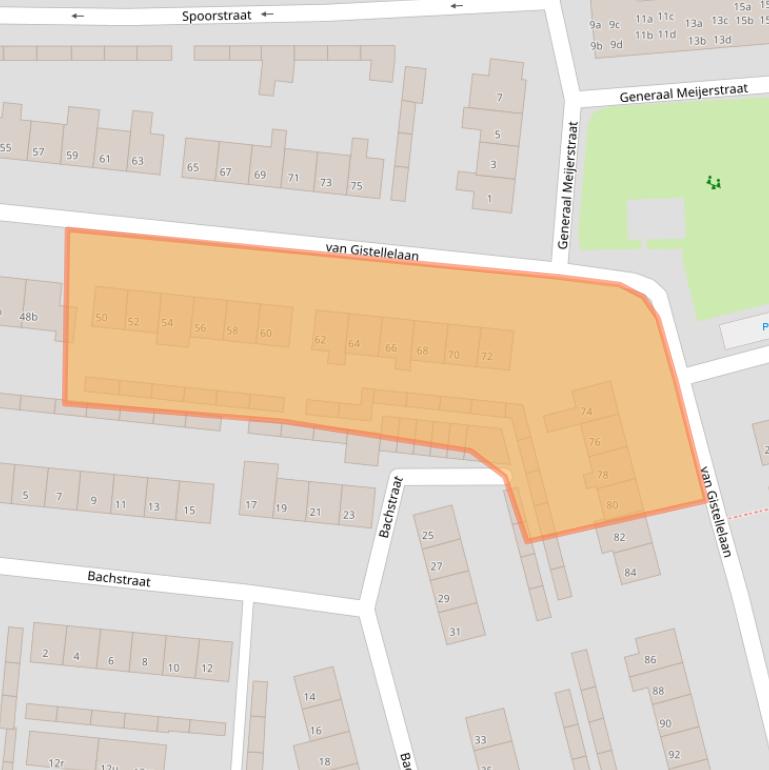 Kaart van postcodegebied 4571EL.