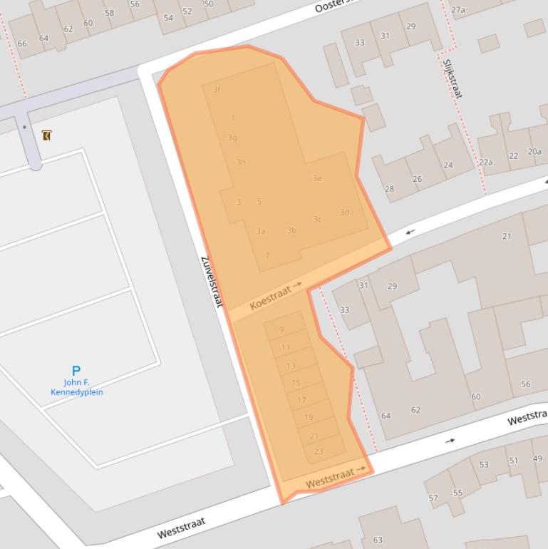 Kaart van postcodegebied 4571GN.