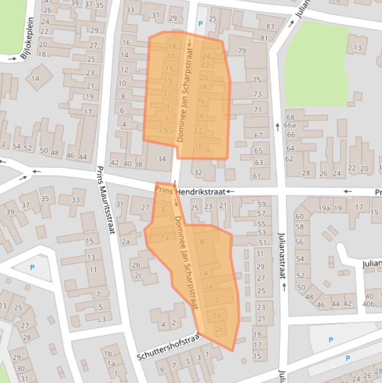 Kaart van postcodegebied 4571GX.