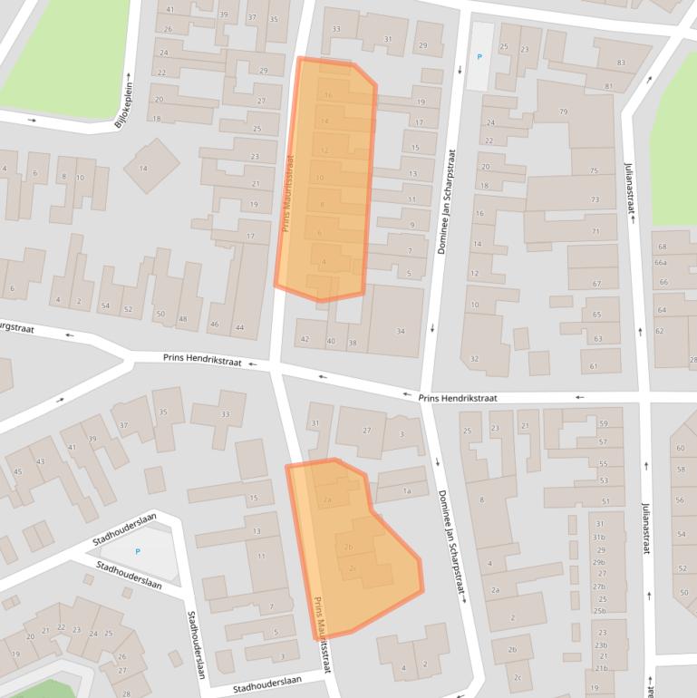 Kaart van postcodegebied 4571HB.