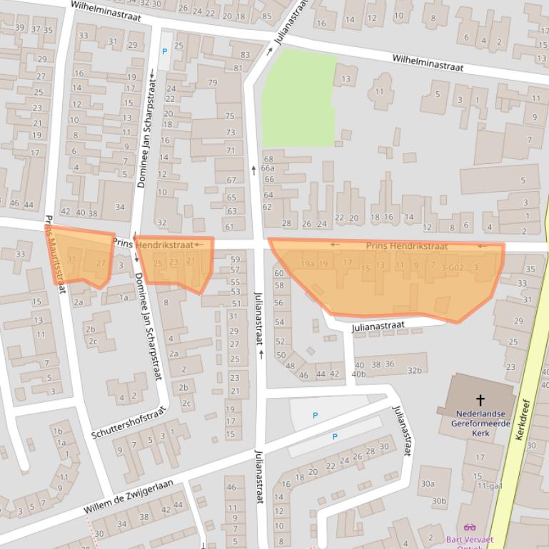 Kaart van postcodegebied 4571HC.