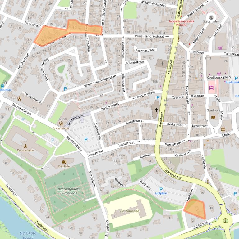 Kaart van postcodegebied 4571HG.