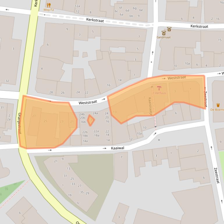 Kaart van postcodegebied 4571HJ.
