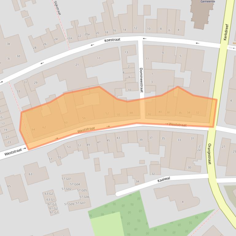 Kaart van postcodegebied 4571HM.