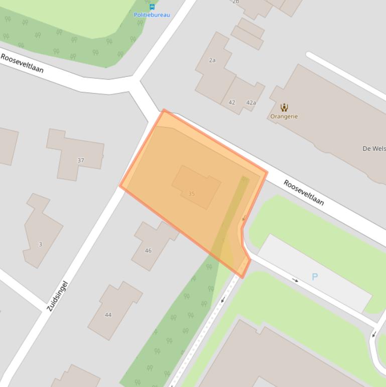 Kaart van postcodegebied 4571HS.