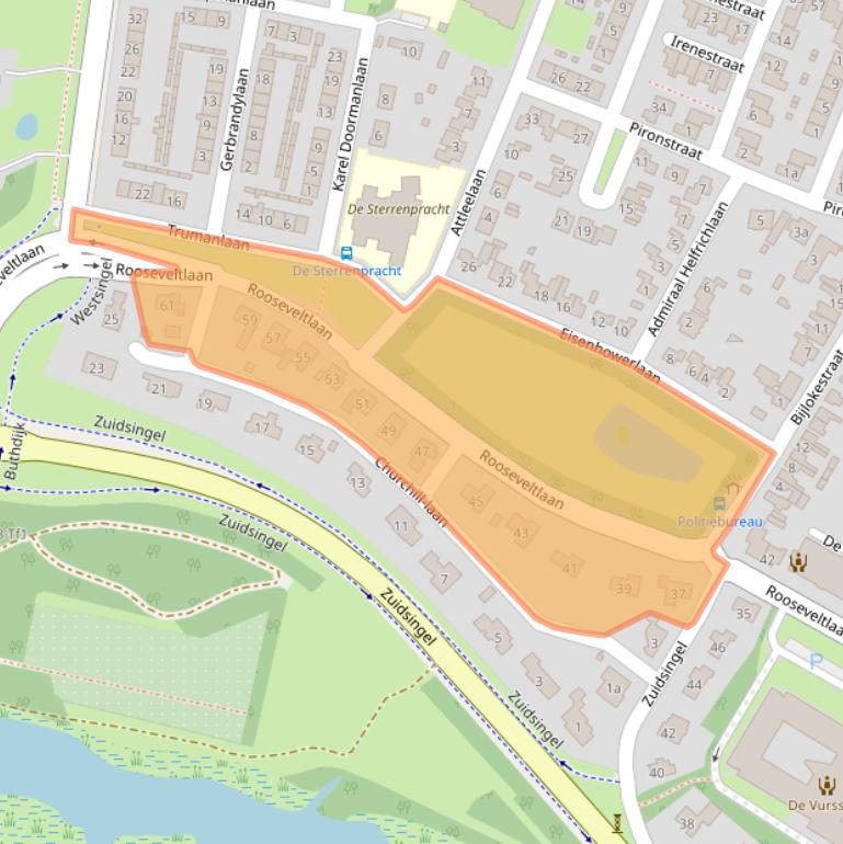 Kaart van postcodegebied 4571HV.