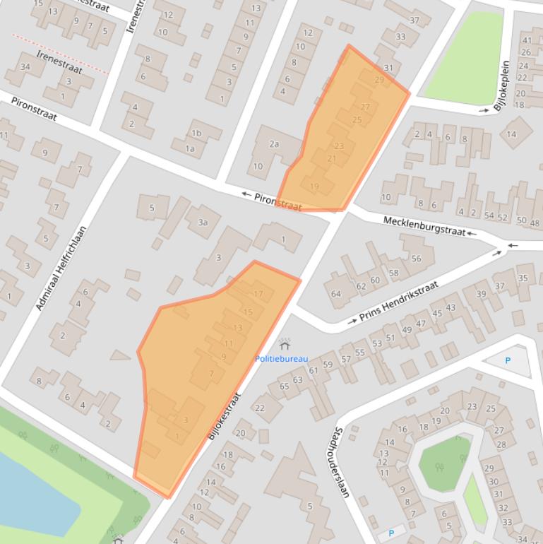 Kaart van postcodegebied 4571JD.