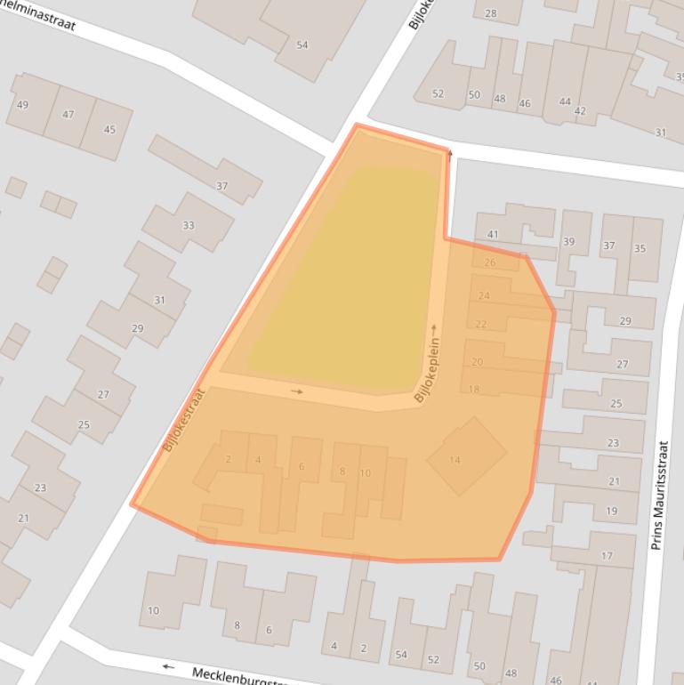 Kaart van postcodegebied 4571JJ.