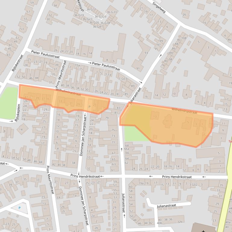 Kaart van postcodegebied 4571JK.