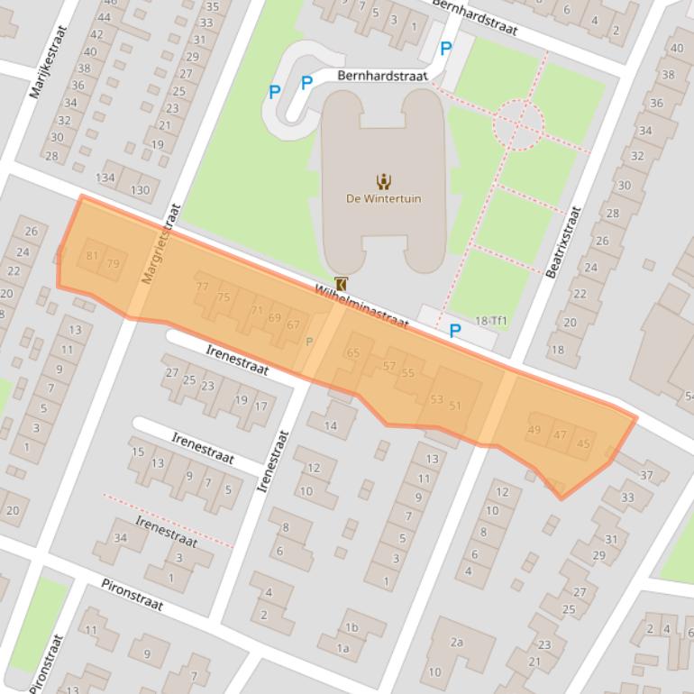 Kaart van postcodegebied 4571JL.