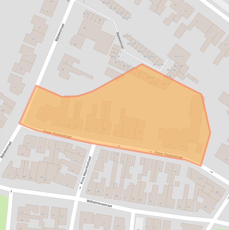 Kaart van postcodegebied 4571JR.