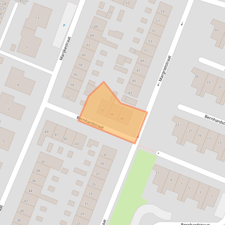 Kaart van postcodegebied 4571JW.