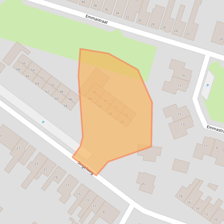 Kaart van postcodegebied 4571KE.