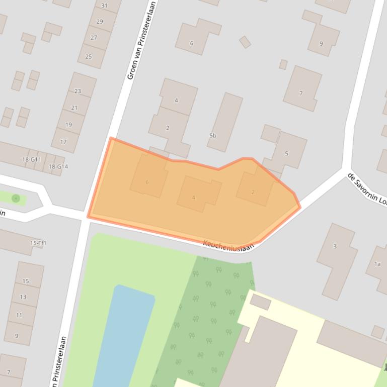 Kaart van postcodegebied 4571KJ.