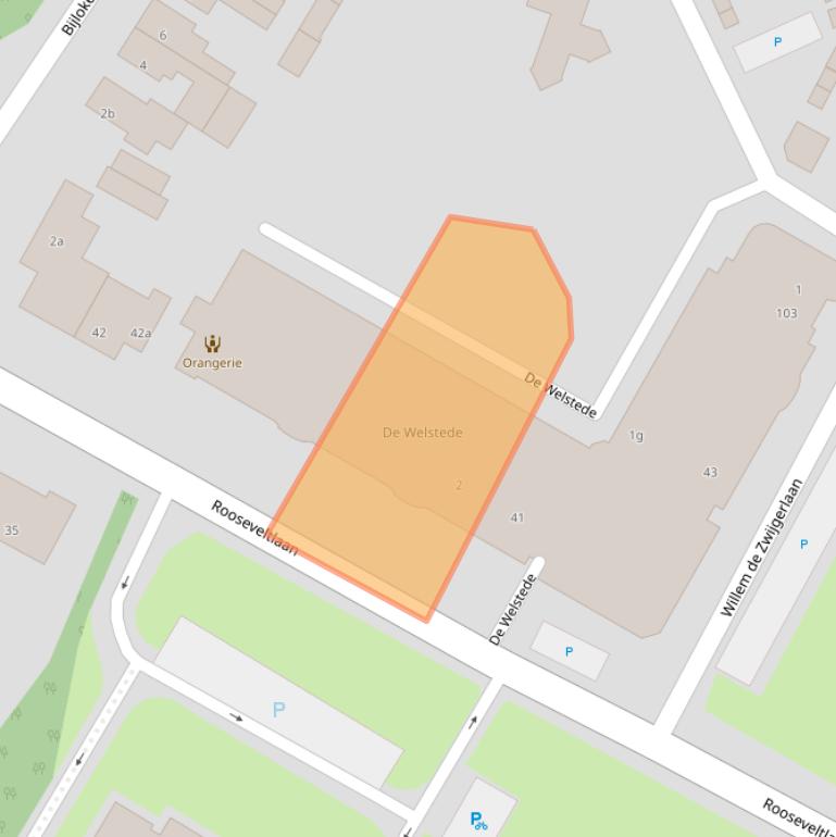 Kaart van postcodegebied 4571KZ.