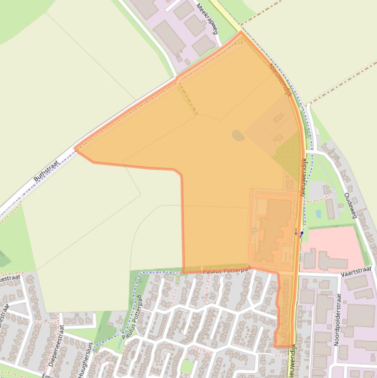 Kaart van postcodegebied 4571LH.