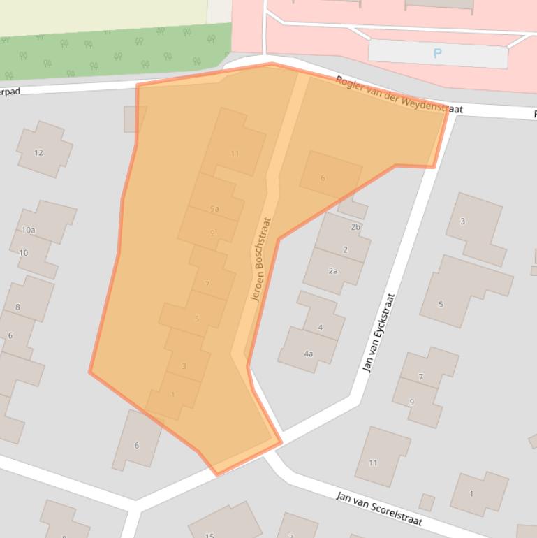 Kaart van postcodegebied 4571LZ.