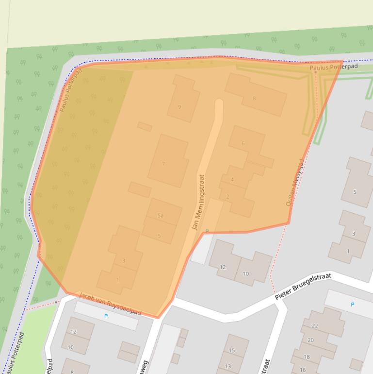 Kaart van postcodegebied 4571MD.