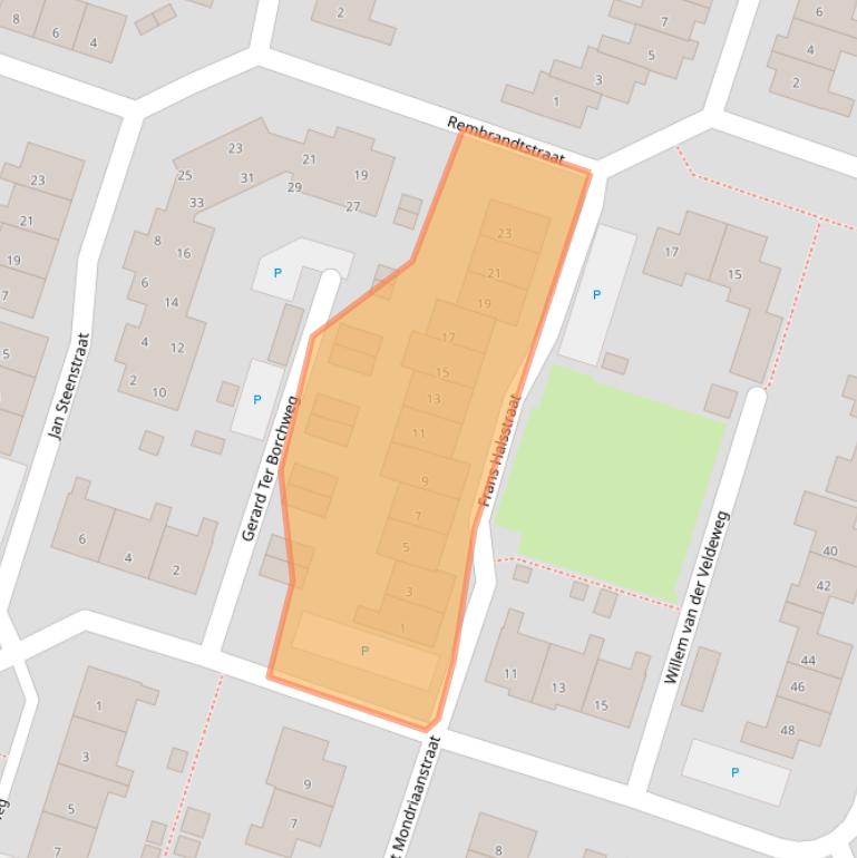 Kaart van postcodegebied 4571MN.