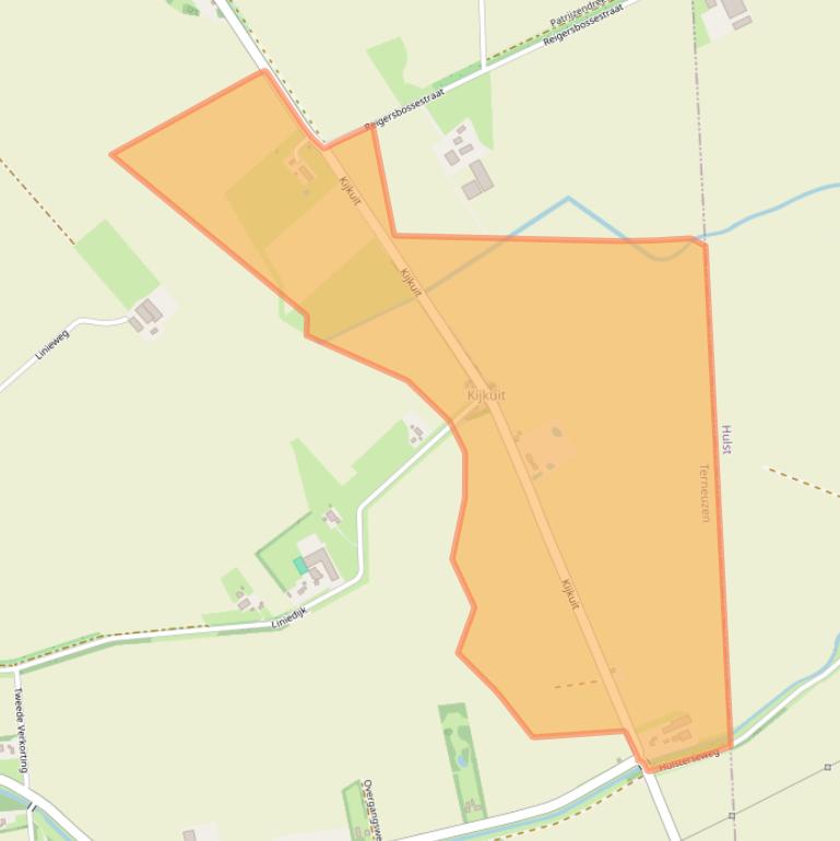 Kaart van postcodegebied 4571PE.