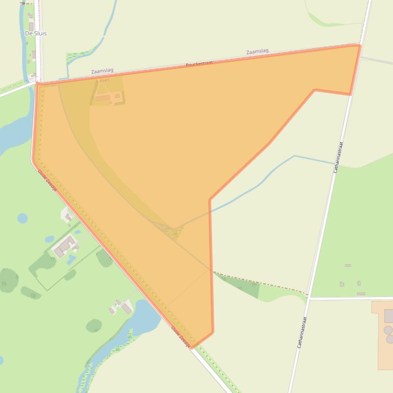 Kaart van postcodegebied 4571PL.