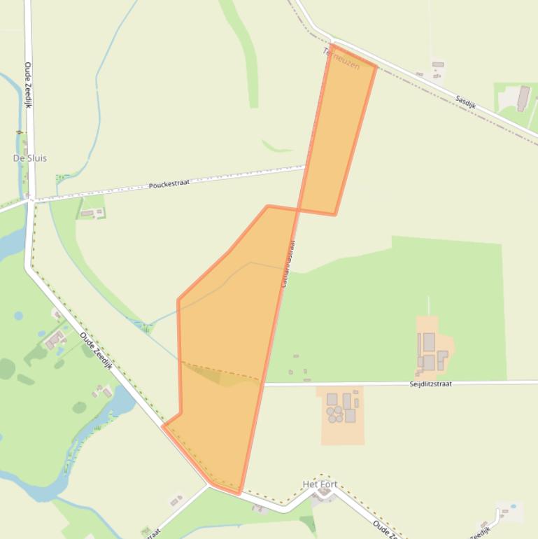 Kaart van postcodegebied 4571PM.