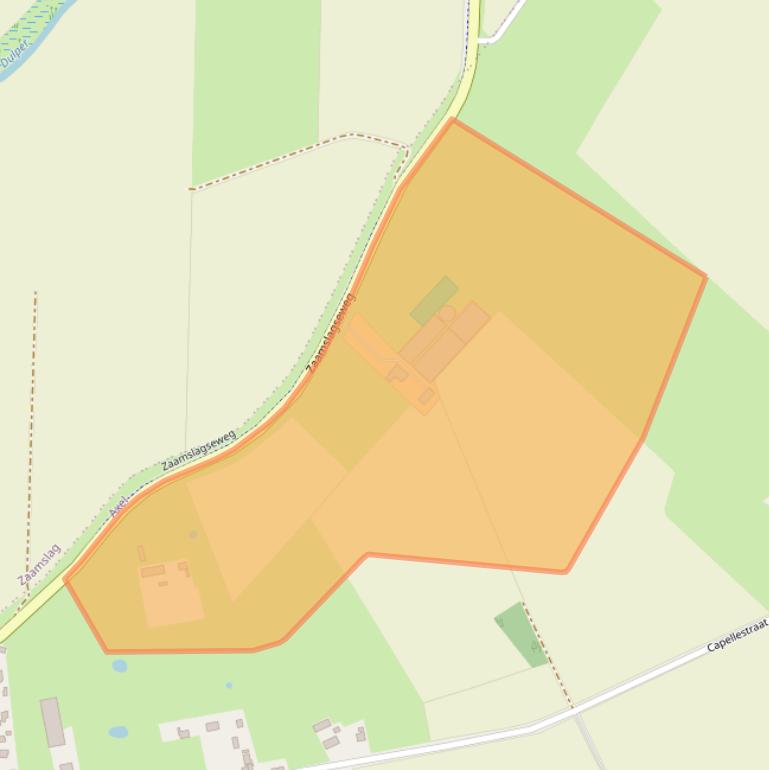 Kaart van postcodegebied 4571PV.