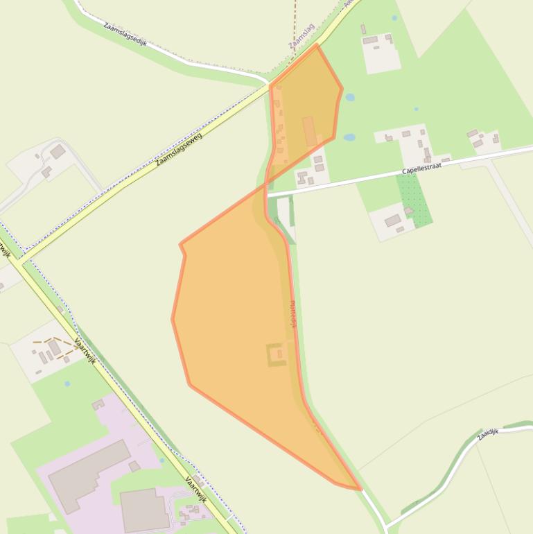 Kaart van postcodegebied 4571PW.