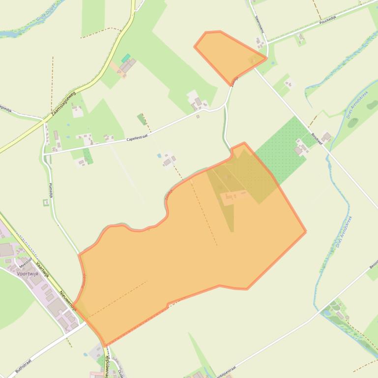 Kaart van postcodegebied 4571PZ.