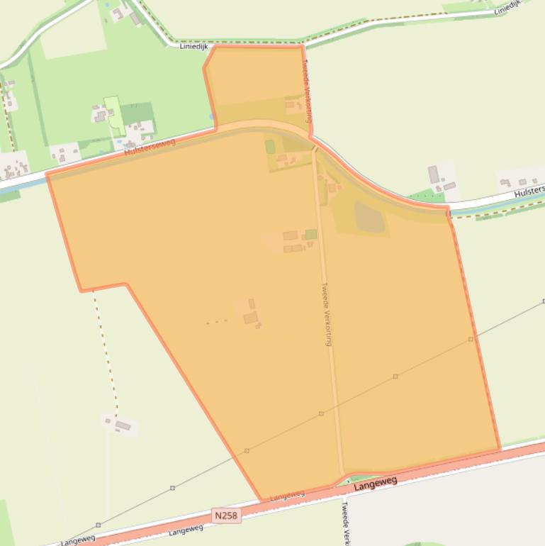 Kaart van postcodegebied 4571RG.