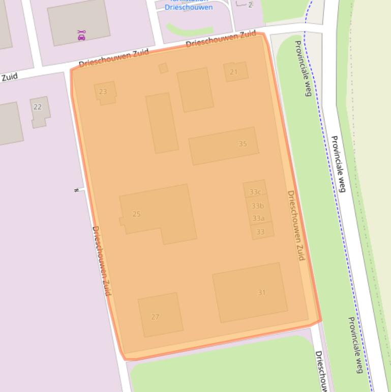 Kaart van postcodegebied 4571RV.