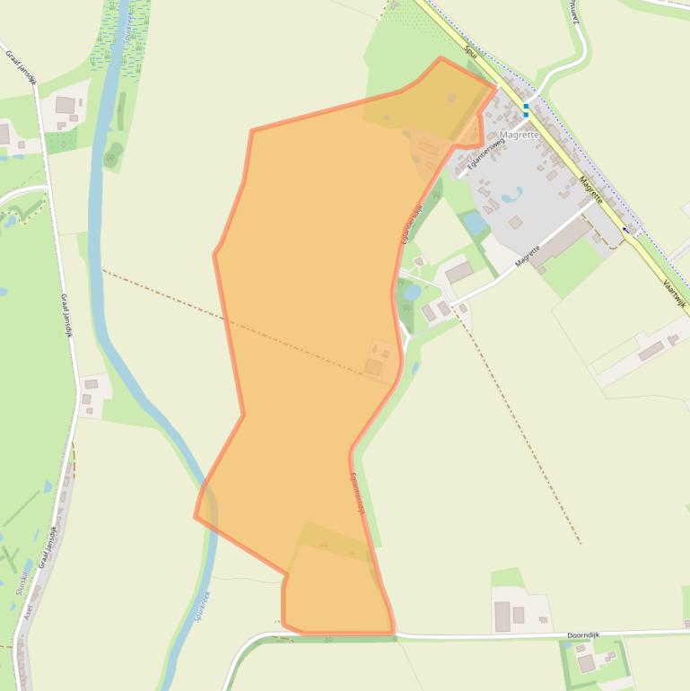 Kaart van postcodegebied 4571SN.