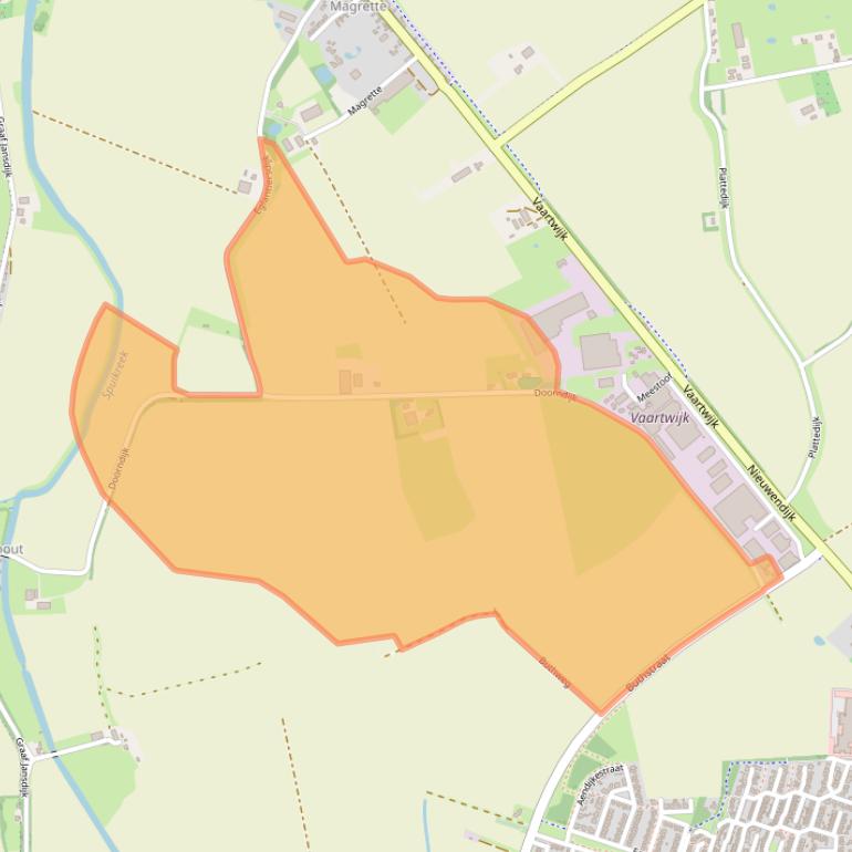 Kaart van postcodegebied 4571SP.