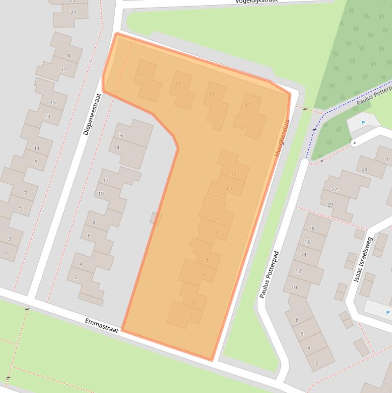 Kaart van postcodegebied 4571TA.