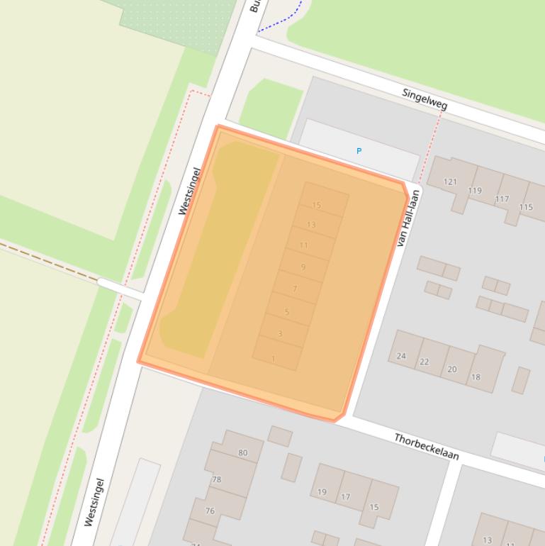 Kaart van postcodegebied 4571VD.