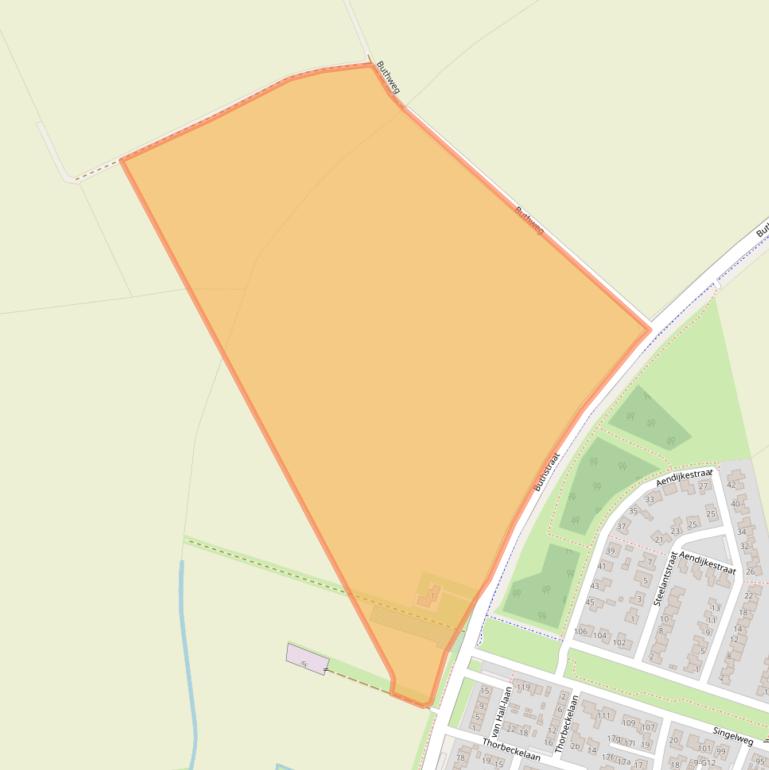 Kaart van postcodegebied 4571VH.