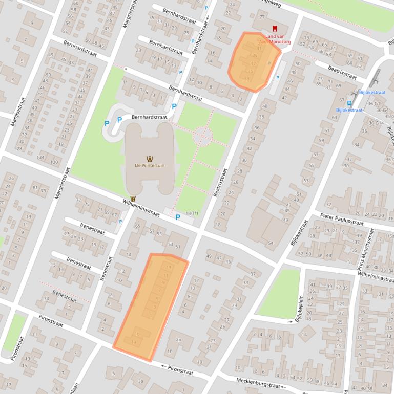 Kaart van postcodegebied 4571VL.